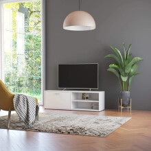 vidaXL TV-skab hvidt 120x34x37 cm træbaseret materiale