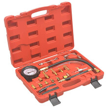 vidaXL Fuel Injection Pressure Gauge Kit Pressure Tester Car Vehicle Tool