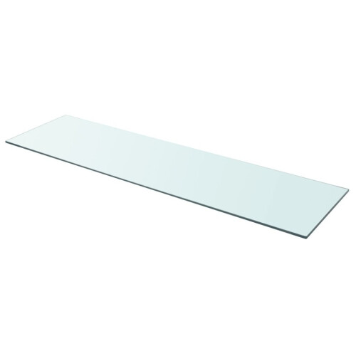 vidaXL klart glaspanel 110x30 cm