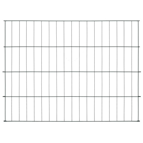 vidaXL Gartenzaun Set 115x79 cm Grün 1