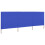 vidaXL 3-panel Wind Screen Fabric 120cm Azure Blue Sun Screen Beach Shelter 2