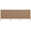 vidaXL 3-panel Wind Screen Fabric 80cm Taupe Camping Windbreak Sun Screen 1