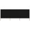 3-panel Wind Screen Fabric 400x120 cm Black 1