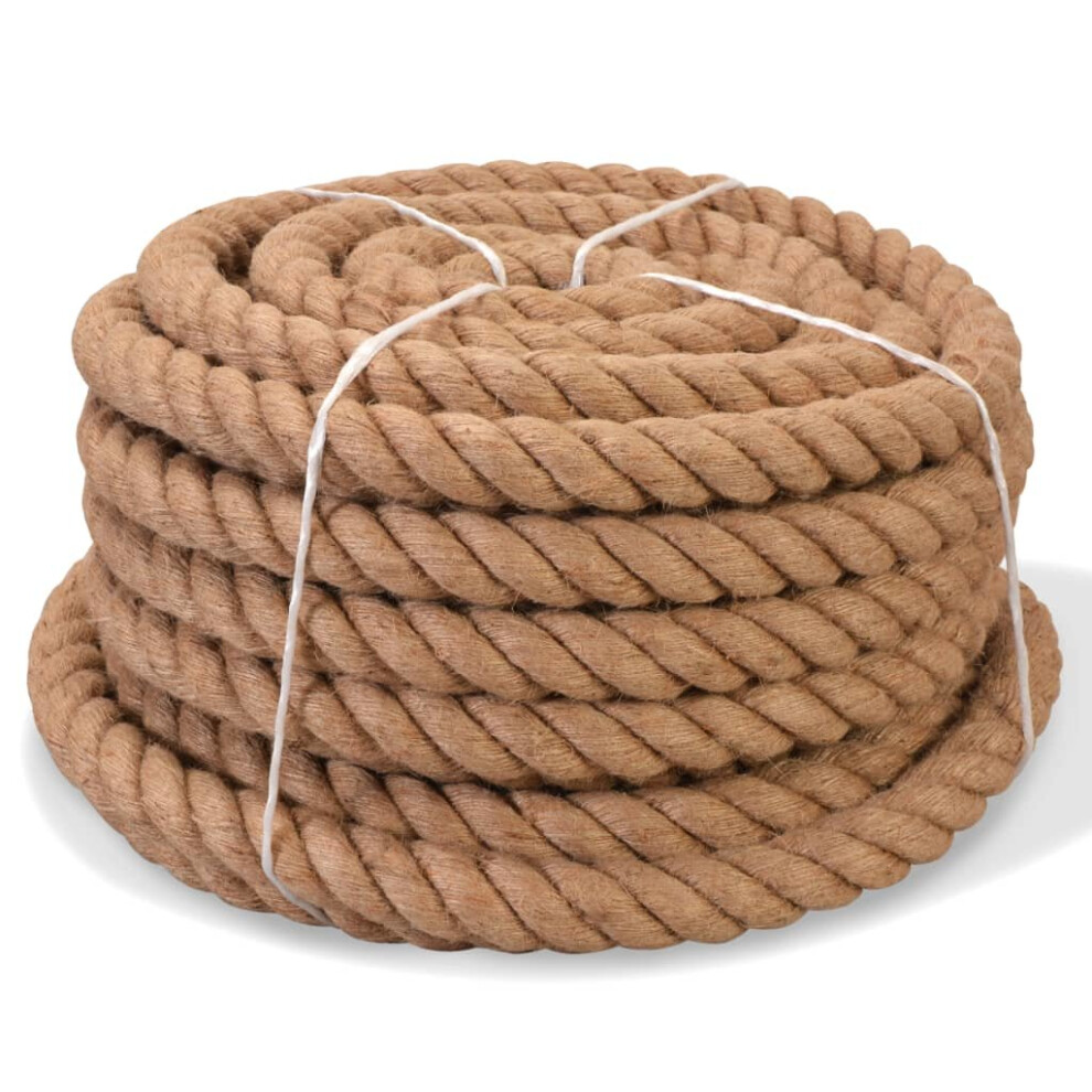 vidaXL Rope 100% Jute 10mm 250m Marine Sailing Hemp Cord Yacht Boat Line Cable