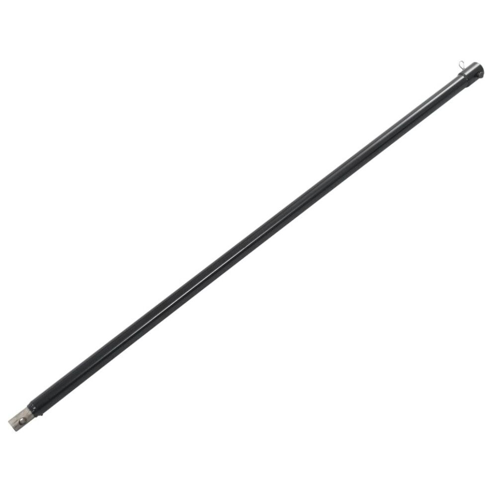 Photos - Power Tool Accessory VidaXL Drill Extension Heavy Duty Steel Black 1m Deep Hole Drill Bit Driver 145172