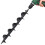 vidaXL Auger Drill Bit Steel 75x600mm Earth Drill Bit Post Hole Digger Bit 1