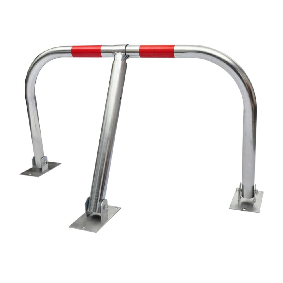 Vidaxl Parking Barrier Car Vehicle Safety Security Lockable Foldable Block 8718475830269