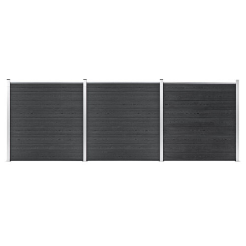 VidaXL vidaXL Gartenzaun WPC 526x186 cm Grau