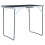 vidaXL foldbart campingbord med metalramme 80x60 cm grå 1
