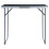 vidaXL foldbart campingbord med metalramme 80x60 cm grå 2