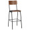 Bar Chairs 6 pcs Solid Plywood Steel 2