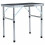 vidaXL foldbart campingbord grå aluminium 60x45 cm 1