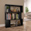 vidaXL bogreol, sort, 80x24x96 cm, træbaseret materiale 1