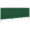 vidaXL 3-panel Wind Screen Fabric 160cm Green Camping Windbreak Sun Screen 2
