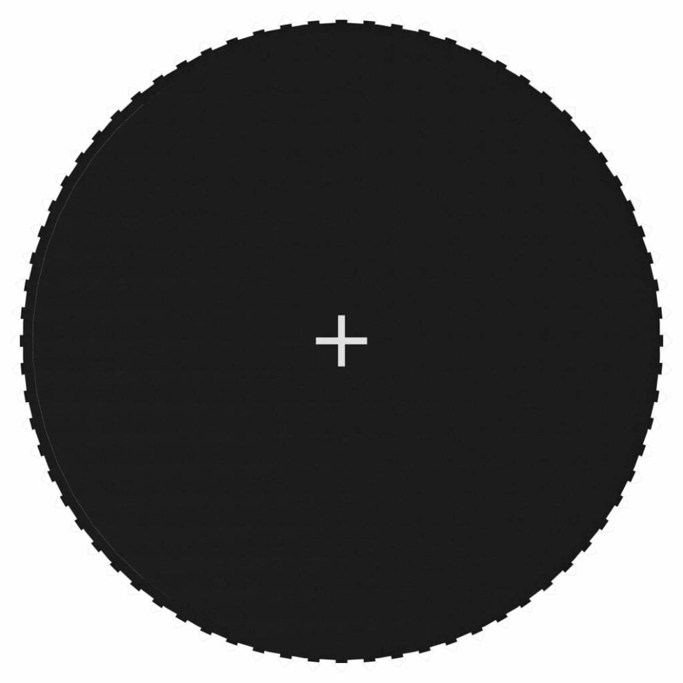 vidaXL Jumping Mat Fabric Black for 13Feet/3.96m Round Trampoline Replacement