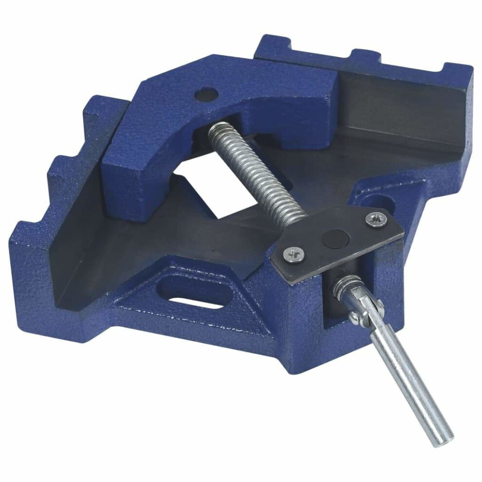 Vidaxl Angle Clamp Cast Iron Sturdy Helpful Stable Right Angle Corner Vice 8719883803852