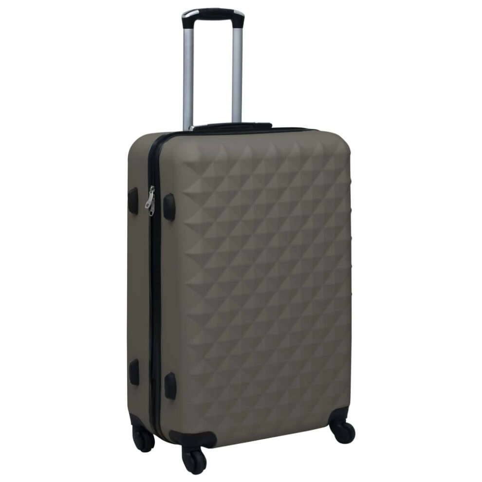 vidaXL Hardcase Trolley Anthracite ABS Practical Travel Luggage Bag Suitcase-image-OPC-P5XRYBQ-NEW
