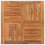 vidaXL Solid Teak Wood Table Top Square 90cm Wooden Replacement Dining Tops 1