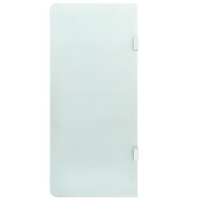 vidaXL Wall-mounted Urinal Privacy Screen/Divider/Plate 90x40cm Tempered Glass