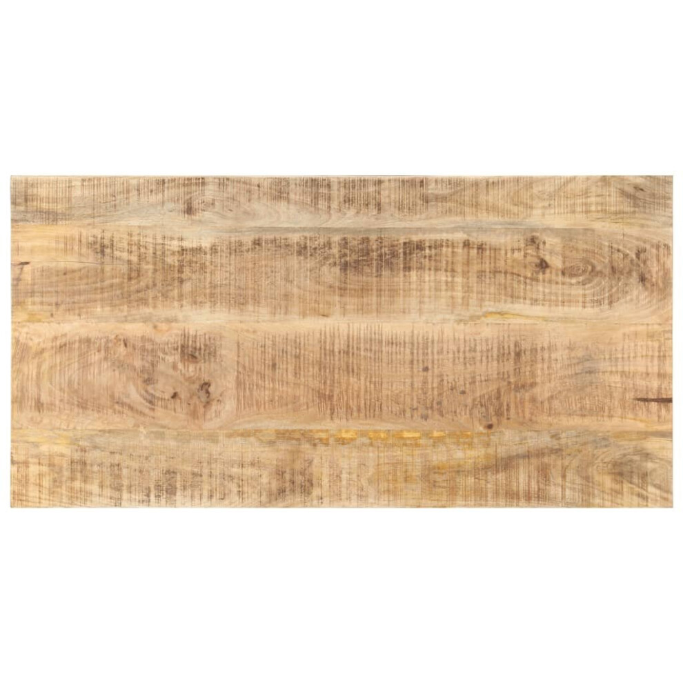 Vidaxl Solid Mango Wood Table Top 25-27Mm 100X60cm Replacement Table Top