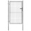 vidaXL Gartentor verzinkter Stahl 105x125 cm Silber 1