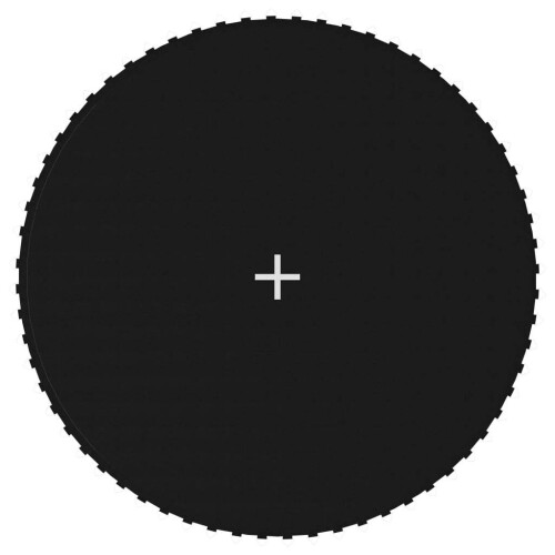 vidaXL Jumping Mat Fabric Black for 12Feet/3.66m Round Trampoline Replacement