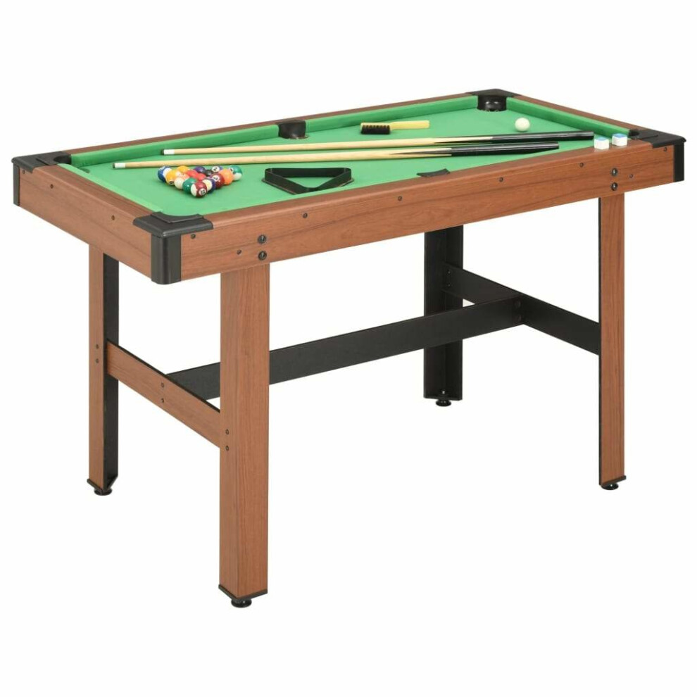 4 Feet Billiard Table 122x61x76 Cm Brown