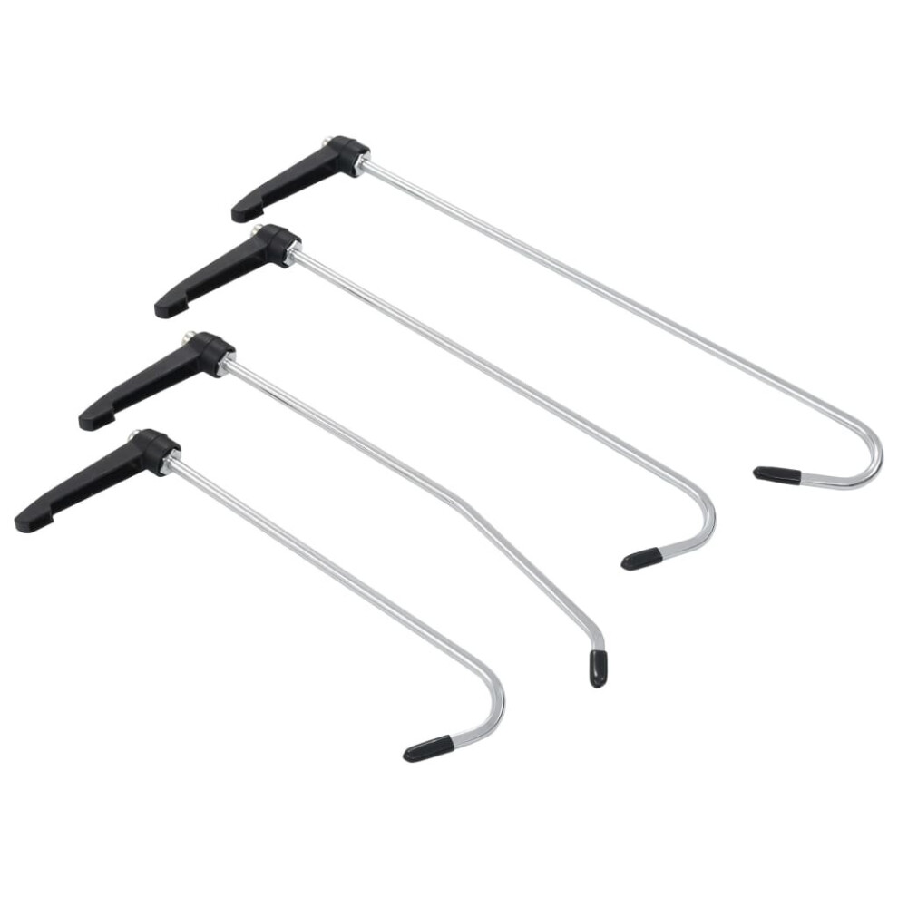 Vidaxl 4 Piece Dent Repair Set For Paintless Dent Repair Steel Hand Tools 8719883589367