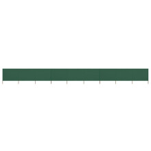 vidaXL 9-panel Wind Screen Fabric 120cm Green Sun Privacy Screen Breakers