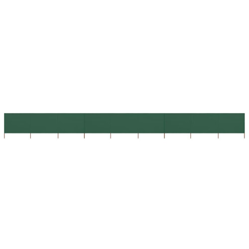vidaXL 9-panel Wind Screen Fabric 120cm Green Sun Privacy Screen Breakers
