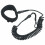 vidaXL SUP Coiled Leash Black 10inch Comfortable Durable Safe Ankle Leash 1