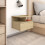 VidaXL vidaXL 2x Floating Nightstand Sonoma Oak Engineered Wood Wall Bedside Table 1