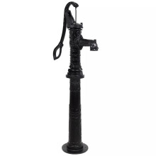 vidaXL Garden Water Pump with Stand Cast Iron Hand Well Shallow Irrigation