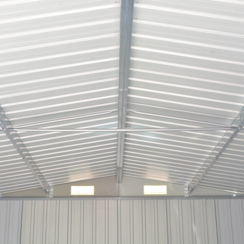 VidaXL vidaXL Gerätehaus 257x392x181 cm Metall Braun 1