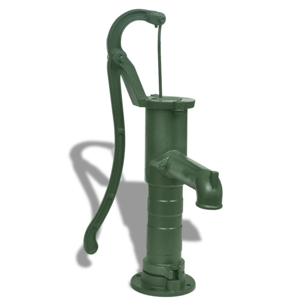 vidaXL Cast Iron Garden Hand Water Pump Outdoor Well Farm Irrigation Ornament