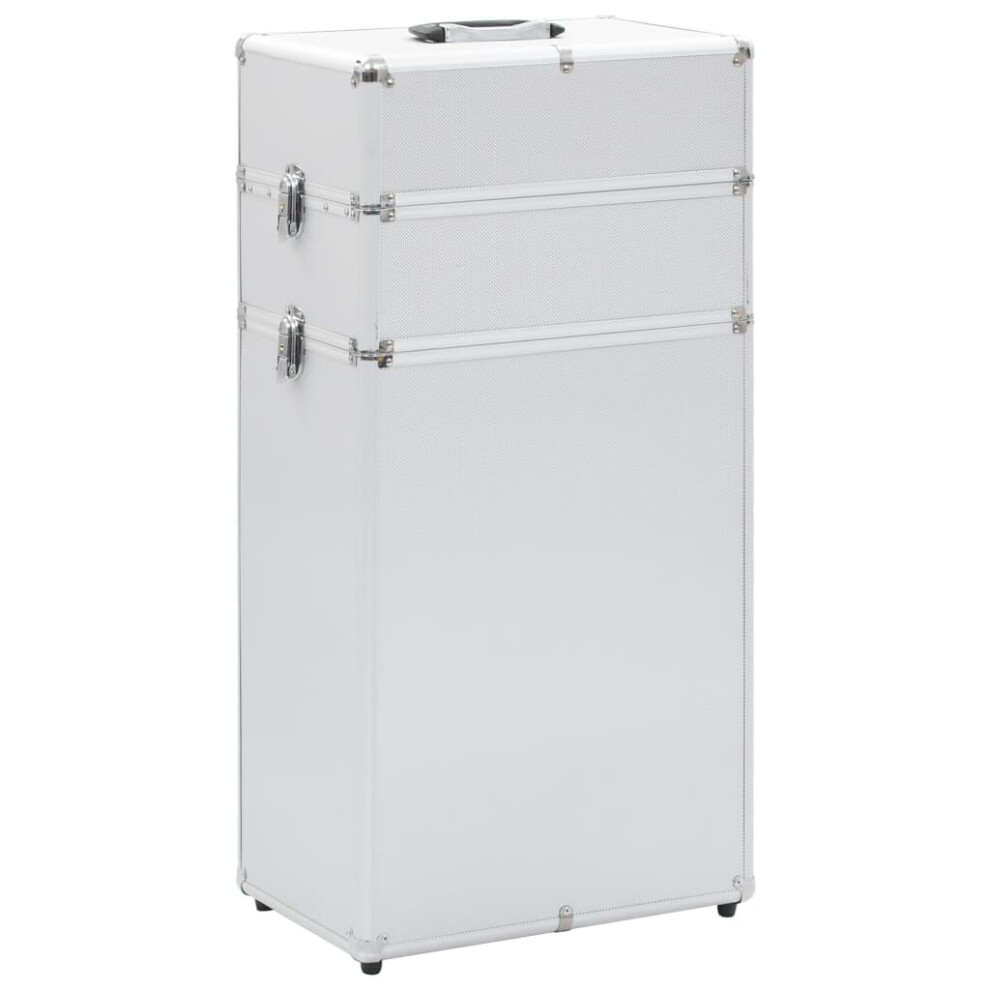 Simply Chosen 4U Silver Make-Up Trolley Aluminium