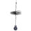 vidaXL Chimney Cleaning Brush 25cm Round Ball with Chain Thread Sweeping Set 2
