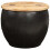 vidaXL Solid Mango Wood Coffee Table Round 53x43cm Side Couch Desk Living Room 2