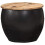 vidaXL Solid Mango Wood Coffee Table Round 53x43cm Side Couch Desk Living Room 1