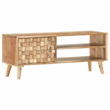 vidaXL TV-skab 100 x 35 x 40 cm massivt akacietræ