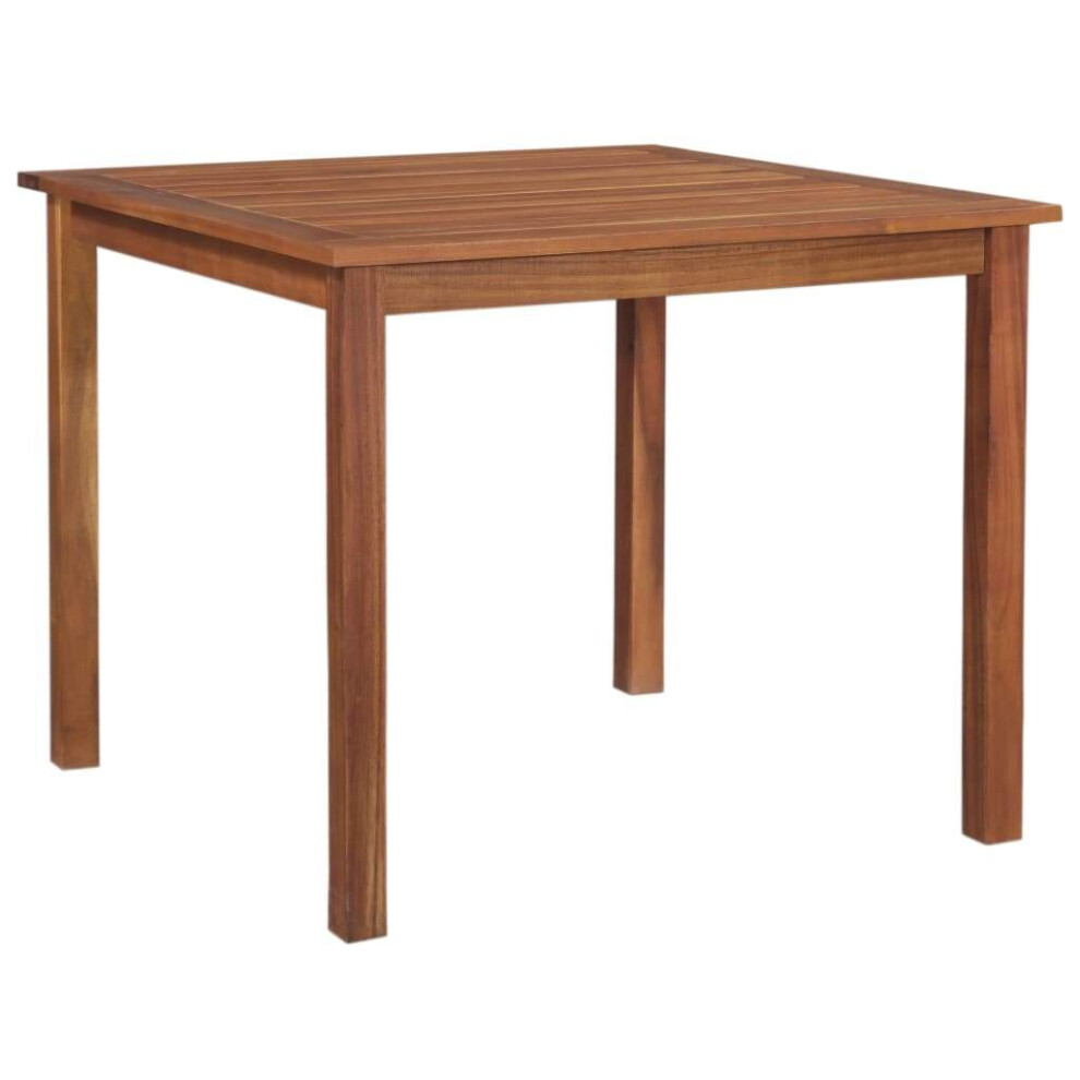 vidaXL Solid Acacia Wood Garden Table Outdoor Wooden Dinning Tables Furniture