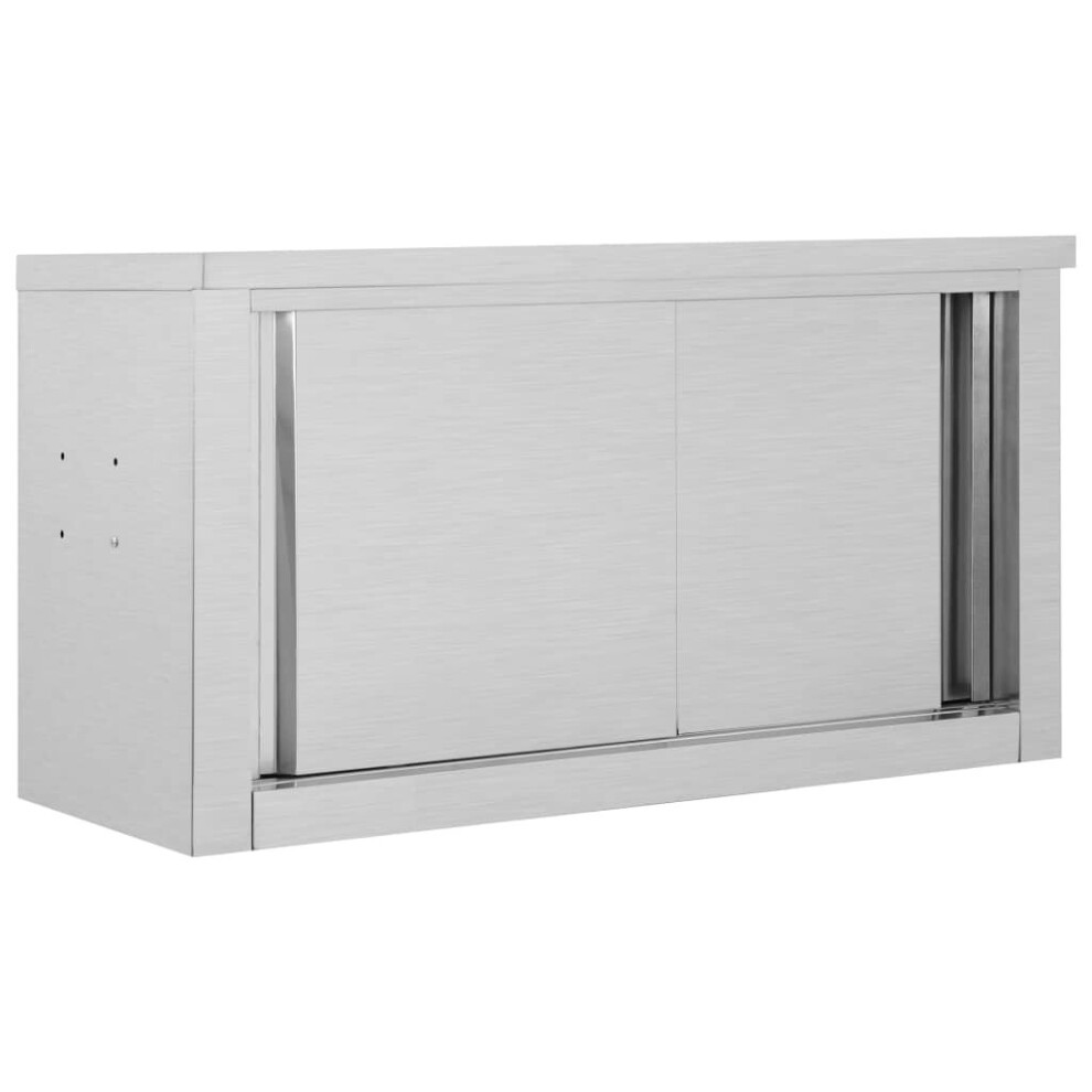 Vidaxl Kitchen Wall Cabinet With Sliding Doors 90Cm Storage Cupboard Kitchen 8719883680941