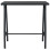 VidaXL vidaXL Garten-Bartisch Schwarz 110x60x110 cm Hartglas 2