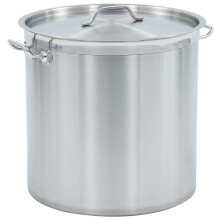 vidaXL Stock Pot 71L 45x45cm Stainless Steel Soup Stew Catering Pot Kitchen