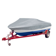 vidaXL Boat Cover Grey (610-671)x254cm Tear-resistant Canvas Canopy Protector