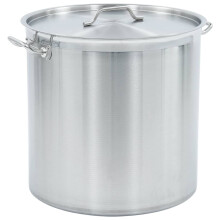 vidaXL Stock Pot 98L 50x50cm Stainless Steel Soup Stew Catering Pot Kitchen