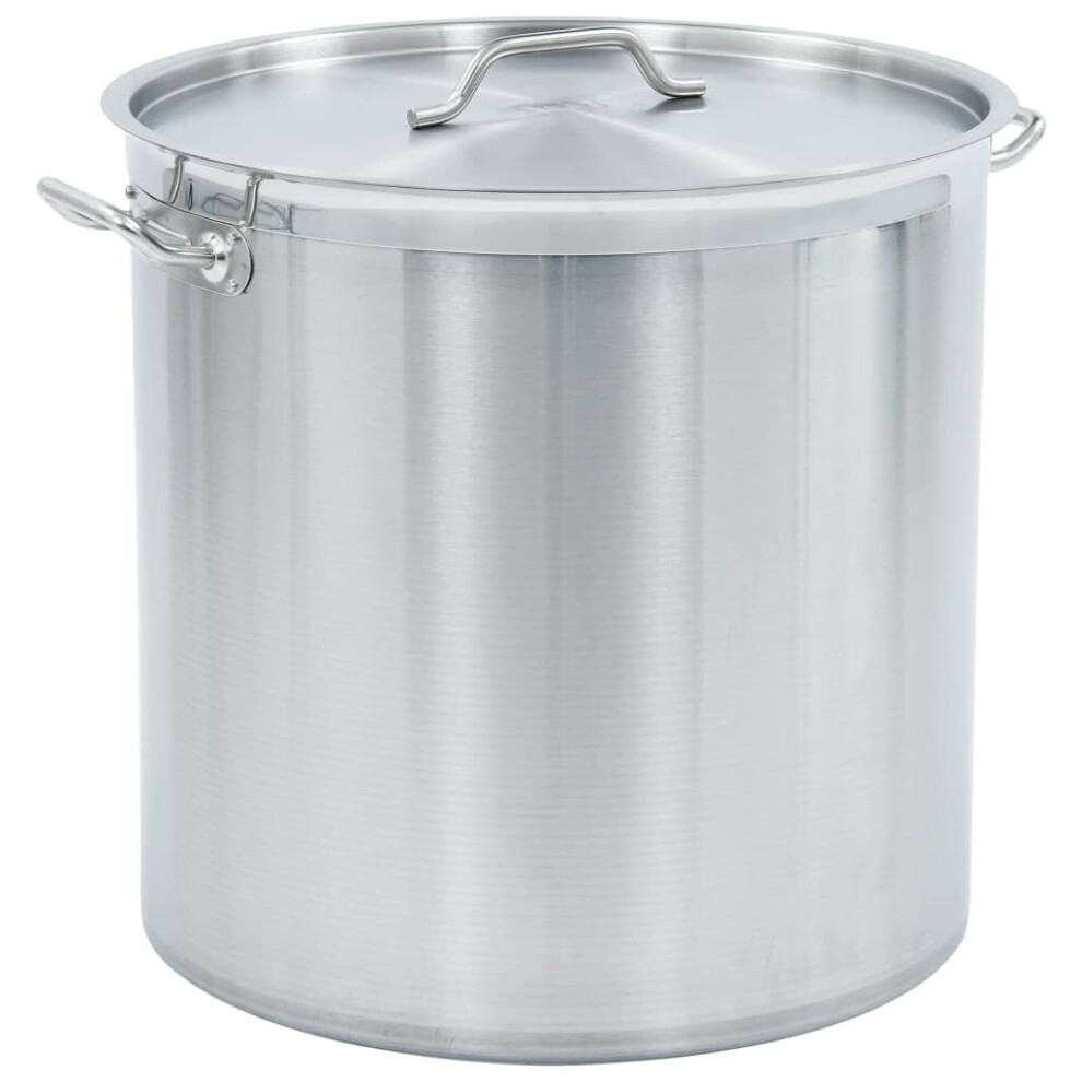 Simply Chosen 4U Vidaxl Stock Pot 98L 50X50cm Stainless Steel Soup Stew Catering Pot Kitchen