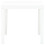 VidaXL vidaXL Gartentisch Weiß 78x78x72 cm Kunststoff 2