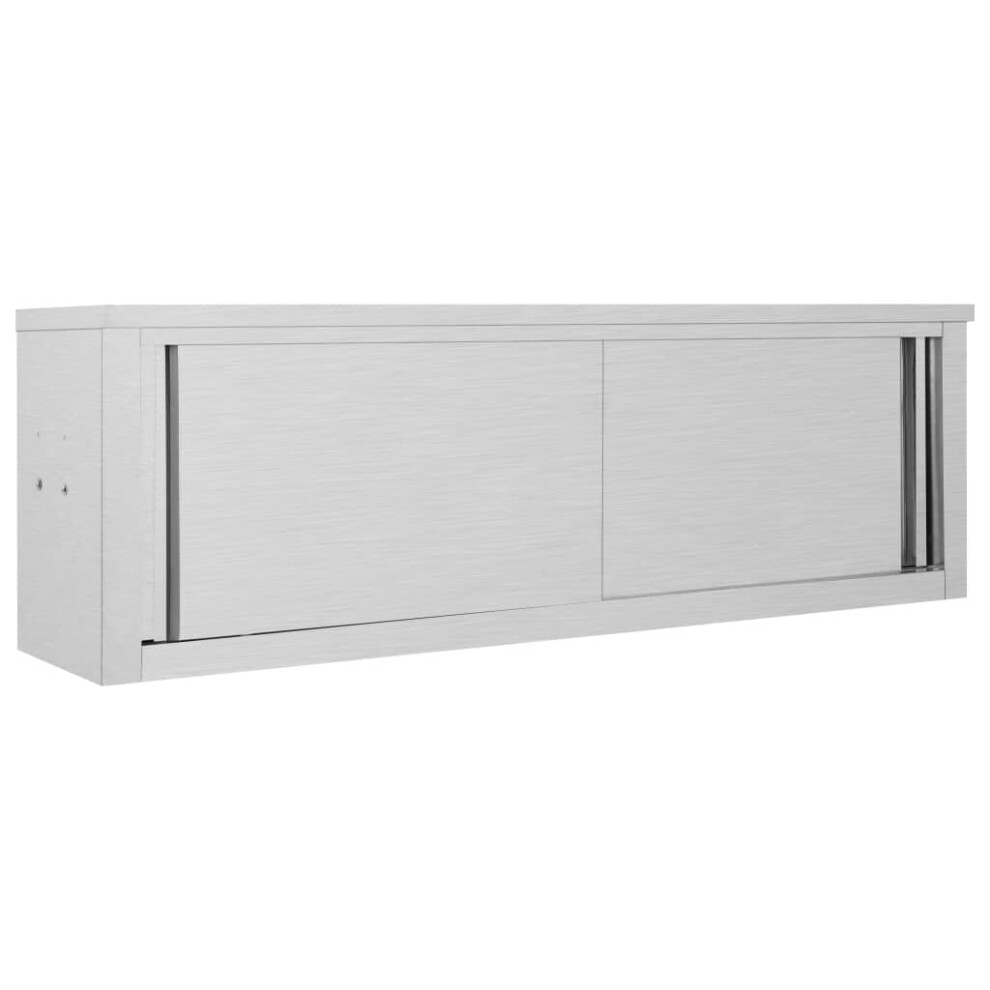 Vidaxl Kitchen Wall Cabinet With Sliding Doors 150Cm Storage Cupboard Kitchen 8719883680965