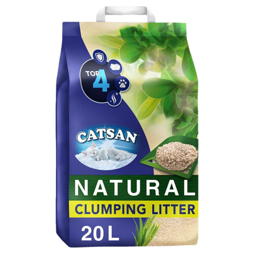 Catsan CATSAN Natural Biodegradable Clumping Cat Litter 20L